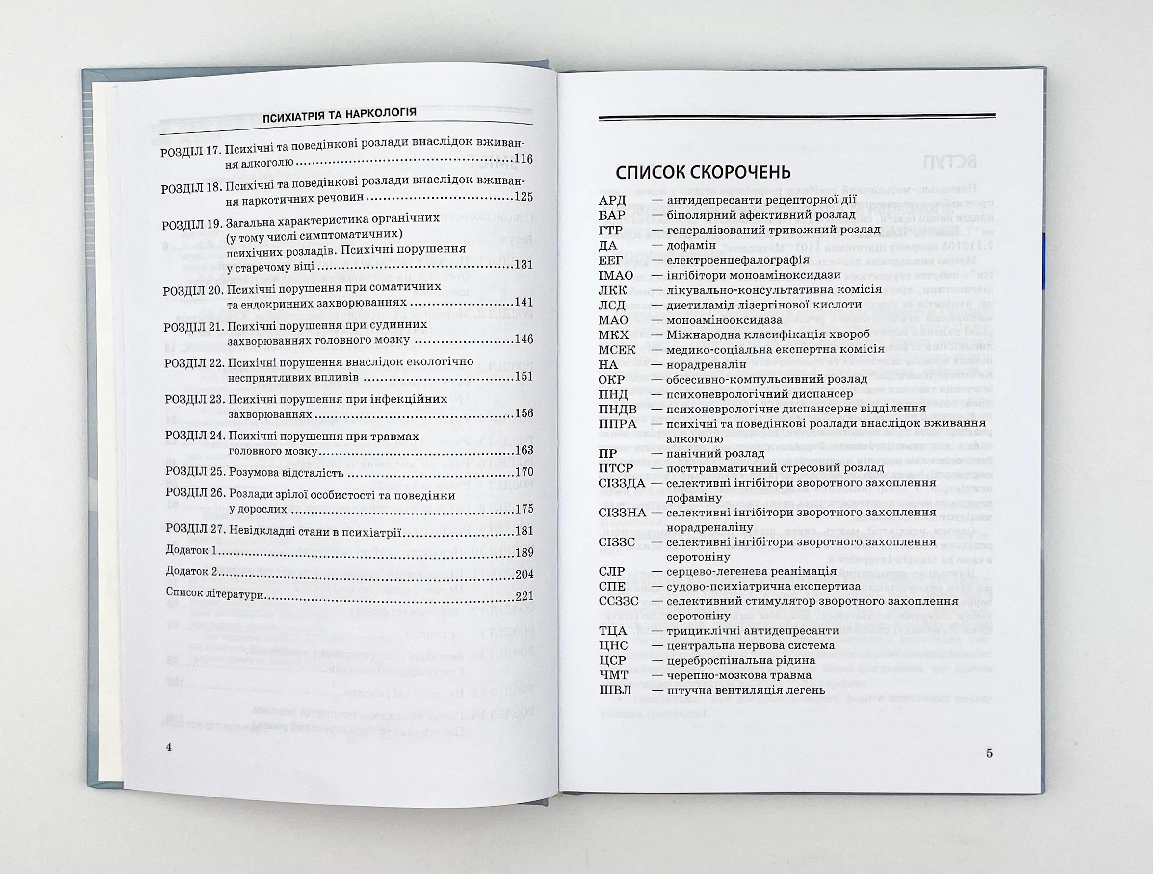 Психіатрія та наркологія. Автор — А.М Скрипніков, Л.В Животовська, Л.А Боднар, Г.Т Сонник. 
