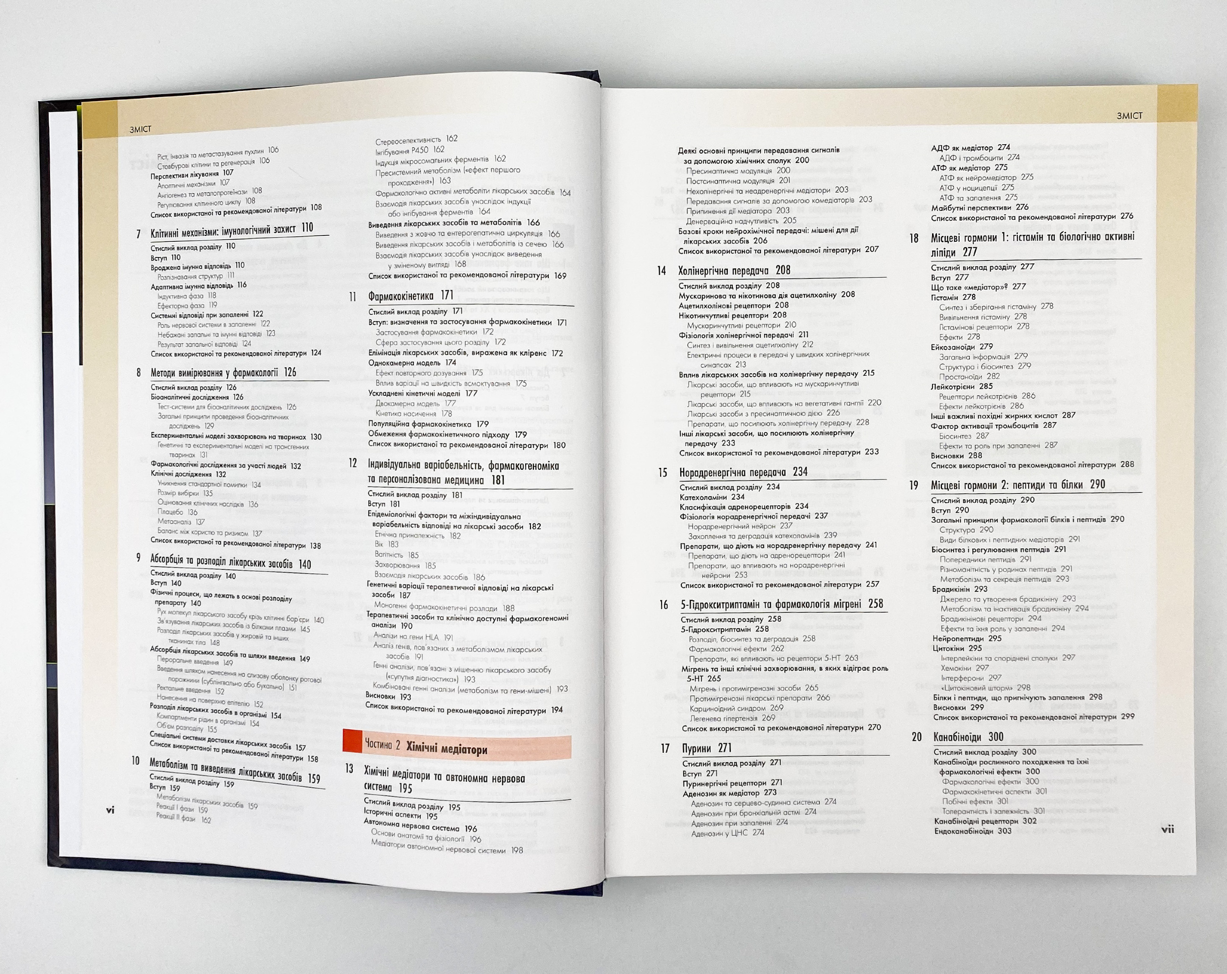 Фармакологія за Рангом і Дейлом: 9-е видання: у 2 томах. Том 1. Автор — Род Флавер, Юн Конг Лоук, Джеймс М Ріттер, Ґрем Гендерсон, Девід Мак’юен, Гамфрі П Ранг. 