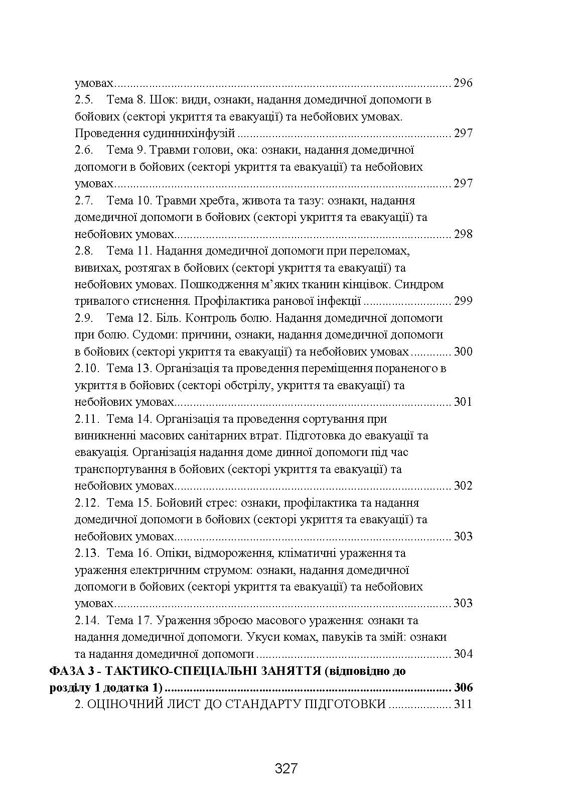 Фахова підготовка санітарного інструктора роти (батареї). Стандарт підготовки. . 